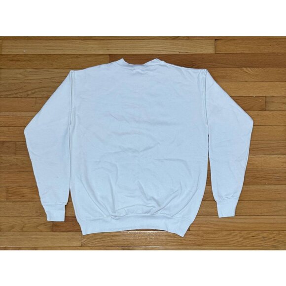 Lot of 2 Vintage Sweatshirts Size L – USA Flag & Hunter Cartoon – Made in USA - Picture 11 of 16